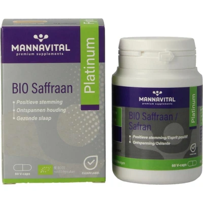Afbeelding van Mannavital Saffraan Platinum 60VCP
