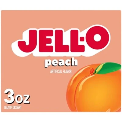 Image de Jell O Peach Gelattin Dessert 85 g