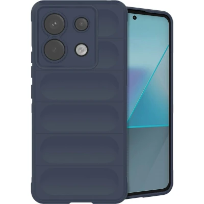 Afbeelding van iMoshion Hoesje Geschikt voor Xiaomi Redmi Note 13 Pro (5G) Siliconen EasyGrip Backcover Donkerblauw