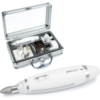 Afbeelding van Prorelax Deluxe Manicure en pedicureset inclusief luxe aluminium koffer &amp; 15 accessoires