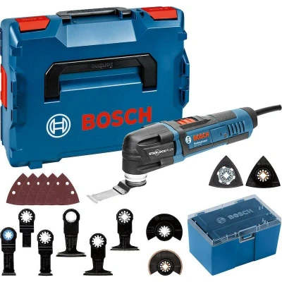 Image de BOSCH GOP 30 28 multitool 300 W avec set d&#039;accessoires 16 pièces en L Boxx 136 0601237000