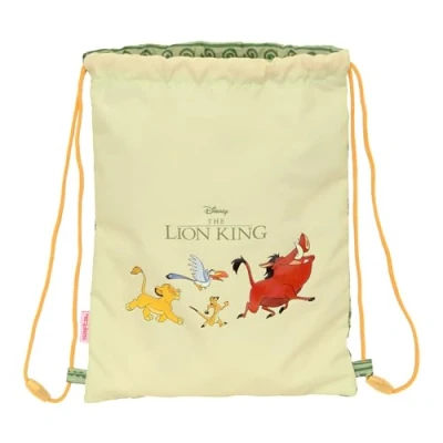 Afbeelding van Rugtas met Koordjes Mufasa Groen Beige 26 x 34 1 cm
