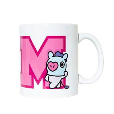 Afbeelding van Grupo Erik Mok Bt21 Mang Junior 300 Ml Keramiek Wit/roze