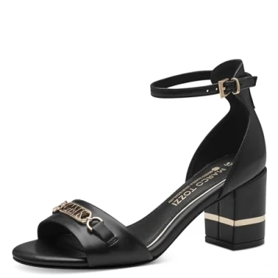 Afbeelding van Marco Tozzi BY GUIDO MARIA KRETSCHMER Dames Sandaal 2 88305 42 001 comfort fit Maat: 41 EU