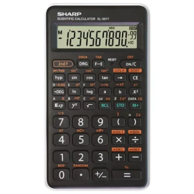 Afbeelding van Citizen Sh El501Twh Calculator Sharp Zwart Wit Wetenschappelijk