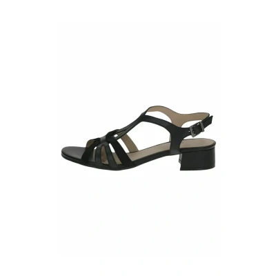 Afbeelding van Caprice Dames 9 28200 44 Damessandalen met hak, Zwart/kam, 38 EU