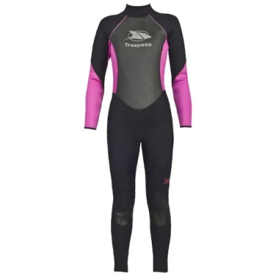 Image de Trespass Aquaria Combinaison longue de plongée 5mm Femmes (2XS) (Noir) UTTP121