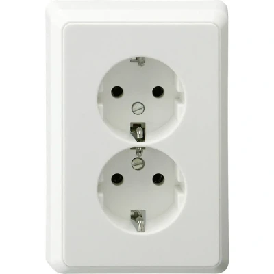 Afbeelding van REV 0510066992 2 voudig Stopcontact (onderbouw) IP20 Wit