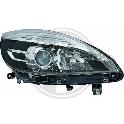 Afbeelding van DIEDERICHS Priority Parts 4465580 Koplampen rechts H7/H7 voor rechtsrijdend verkeer Zonder elektro motor RENAULT: SCENIC 3, GRAND 3