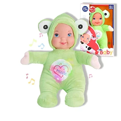 Afbeelding van Babypop Reig Muzikale Knuffel 35 cm Kikker