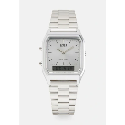 Afbeelding van Casio Unisex Horloge silvercoloured, Maat: One Size, Silver coloured