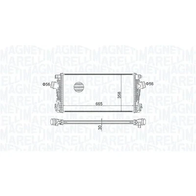 Afbeelding van MAGNETI MARELLI 351319204570 Intercooler OPEL: Astra J GTC, H Caravan