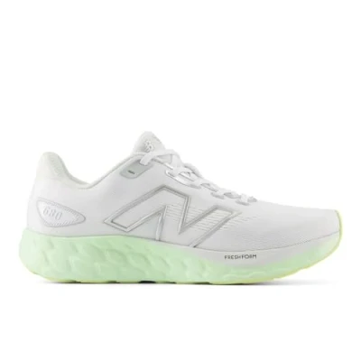 Afbeelding van New Balance Fresh FOAM 680 V8 Hardloopschoenen voor op de weg, Dames, Maat: 36, White Textiel/ synthetisch