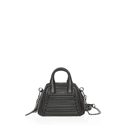 Afbeelding van MANDARINA DUCK Leren Handtas Schoudertas I Con Crossover Nero Zwart