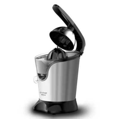Afbeelding van Grunkel XP 200 PAD elektrische citruspers of cyctronenpers, vruchtvleesfilter, start en stopfunctie gecoate steel 180 Watt roestvrij staal