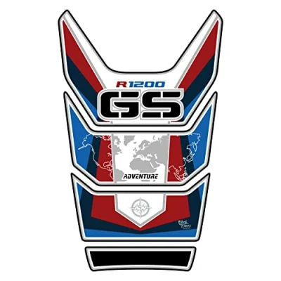 Afbeelding van Tankbescherming van hars, compatibel met R1200 GS 2008 2012 TANK PAD PROTECTIVE 3D R1200GS R 1200