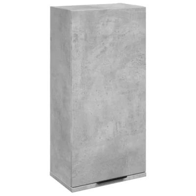 Afbeelding van vidaXL Badkamerkast wandgemonteerd 32x20x67 cm betongrijs