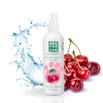 Afbeelding van MENFORSAN Eau de Toilette voor honden, kersen, 125 ml
