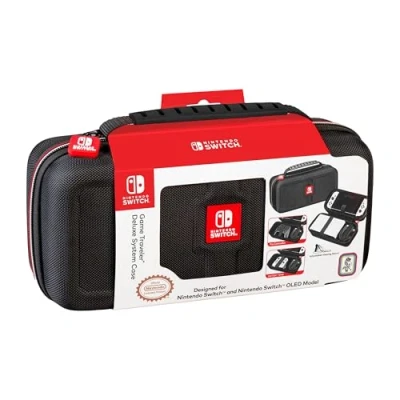 Image de Pochette de transport rigide Nacon pour Nintendo Switch/Nintendo Switch (modèle OLED) Noir