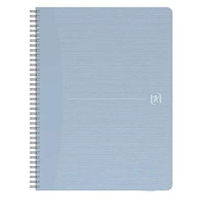 Afbeelding van Spiraalblok Oxford My Rec&#039;Up A4 ruit 5x5mm 90vel blauw