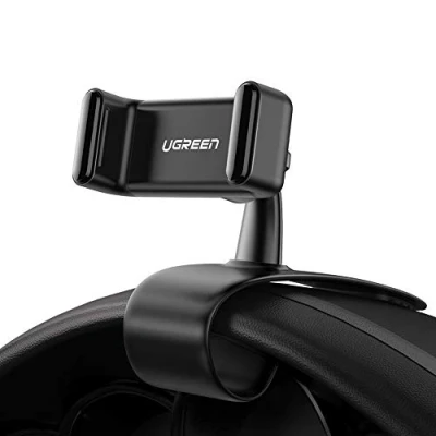 Afbeelding van UGREEN Universele Auto Klemmende Telefoonhouder 360 Draaibaar Dashboard Zwart