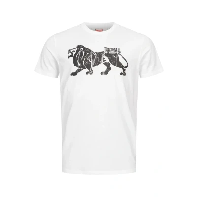 Afbeelding van Lonsdale Normale Passform Endmoor Tshirt print, Heren, Maat: XL, White