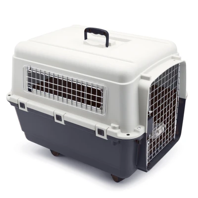 Afbeelding van Transportbox Feria met Wieltjes Maat 5: M, antraciet/beige