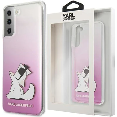 Afbeelding van Karl Lagerfeld KLHCS21MCFNRCPI S21+ G996 hardcase roze/roze Choupette Fun
