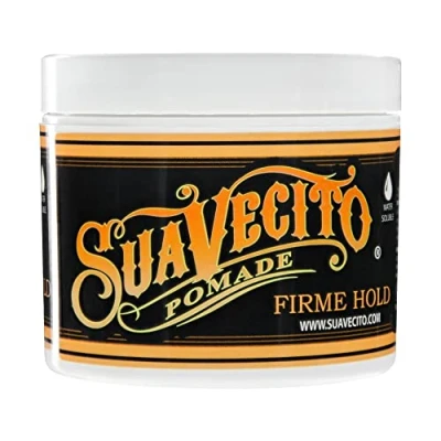 Afbeelding van Suavecito Firme Strong Hold Pomade, Sterke Pomade For Men, Medium Shine Water Based Wax Flake Free Hair Gel, 4oz/113g