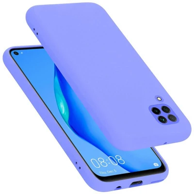 Afbeelding van Cadorabo Hoesje geschikt voor Huawei NOVA 6 SE / P40 LITE 7i in LIQUID LICHT PAARS Beschermhoes gemaakt van flexibel TPU silicone Case Cover