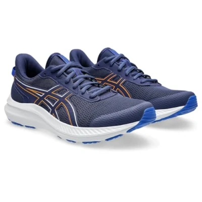 Afbeelding van Asics JOLT 5 Hardloopschoenen voor op de weg, Heren, Maat: 40.5, Indigo blue/amber Schoenen