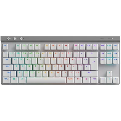 Afbeelding van Logitech G515 LIGHTSPEED TKL Draadloos Gaming Toetsenbord RGB Qwerty US Wit