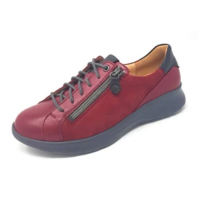 Afbeelding van Ganter 204420 Dames veterschoenen Kleur: Rood Maat: 41
