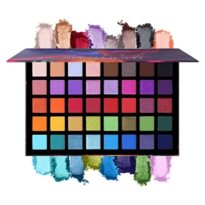 Afbeelding van UCANBE 40 kleuren Spotlight oogschaduw Multi reflecterende Shimmer Glitter Peacock Eye Shadow glanzende matte kleurrijk poeder sterk gepigmenteerd