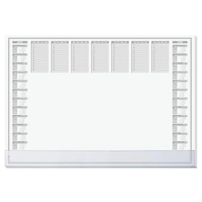 Afbeelding van Sigel Protect HO366 Bureau onderlegger 2 jaarskalender Grijs (b x h) 595 mm 410