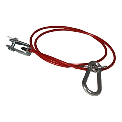 Afbeelding van Breekkabel Novio 1055mm rood gaffel met pen Breekkabels BouwmanAanhangwagens.nl