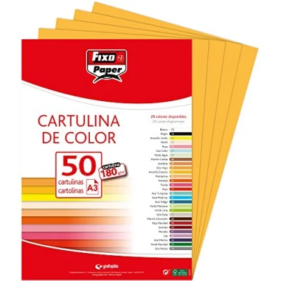 Afbeelding van Fixo Paper 11120347 vellen A3, 180 g, goudkleurig, 50 stuks
