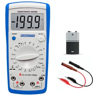Afbeelding van Peaktech 3705 capaciteitstester digitaal weerstandsmeting