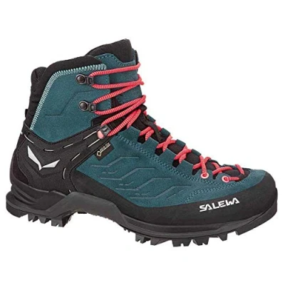 Afbeelding van Salewa MTN Trainer MID GTX Outdoorschoenen, Dames, Maat: 43, Atlantic deep/ombre blue Leer en textiel