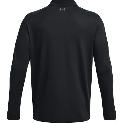 Afbeelding van Under Armour LONG Sleeve Polos UA Performance 3 0 LS POLO Poloshirt black, Heren, Maat: XXL, Black