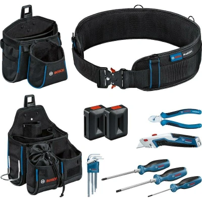 Afbeelding van Bosch Professional 1600A02H5C Gereedschapstas (met inhoud) Handwerker, Doe het zelver, Voertuig, Elektricien, Sanitair, Professioneel