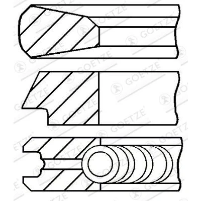 Afbeelding van Goetze Engine Zuigerveren 08 429200 00
