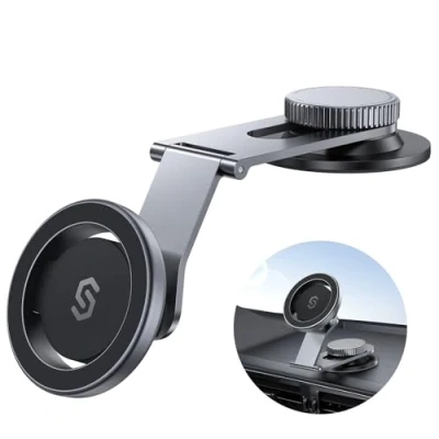 Afbeelding van SYNCWIRE MagSafe Magnetische autotelefoonhouder Compatibel met alle autodashboards (inclusief Tesla scherm) Voor iPhone 15 Pro en telefoons