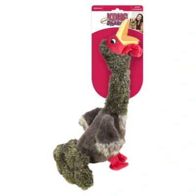Afbeelding van Kong Shakers Honkers Turkey Hondenspeelgoed Bruin Rood Geel Large