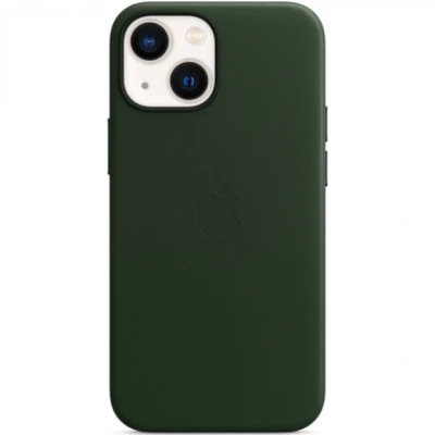 Afbeelding van Apple origineel Leather MagSafe Case iPhone 13 Mini Sequoia Green MM0J3ZM/A