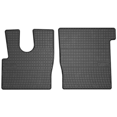 Afbeelding van M MOTOS Rubberen vloermatten voor DAF XF XF106 sinds 2013 Verbeter je reiscomfort met de zwarte antislip mat auto en automat alle weersomstandigheden, bescherming tegen geluid