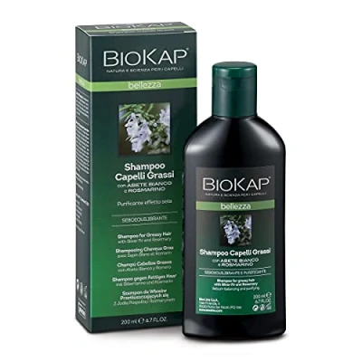 Afbeelding van BIOKAP Shampoo voor vettig haar met spar, rozemarijn, 200 ml