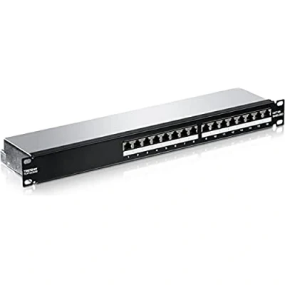 Afbeelding van Trendnet 16 poorts es 1U distributiepaneel, Server accessoires, Zwart