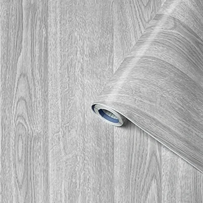 Afbeelding van Venilia Perfect Fix® kleeffolie, grijs grenenhout, houtlookfolie, meubelfolie, zelfklevend, 67,5 cm x 2 m, 170 µm (dikte: 0,17 mm), 53354
