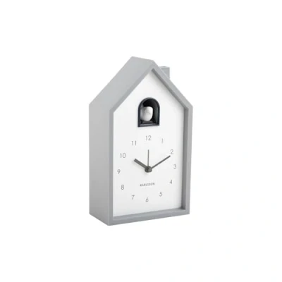 Afbeelding van Karlsson Wekker Modern Cuckoo Grijs 12x6x20cm Scandinavisch